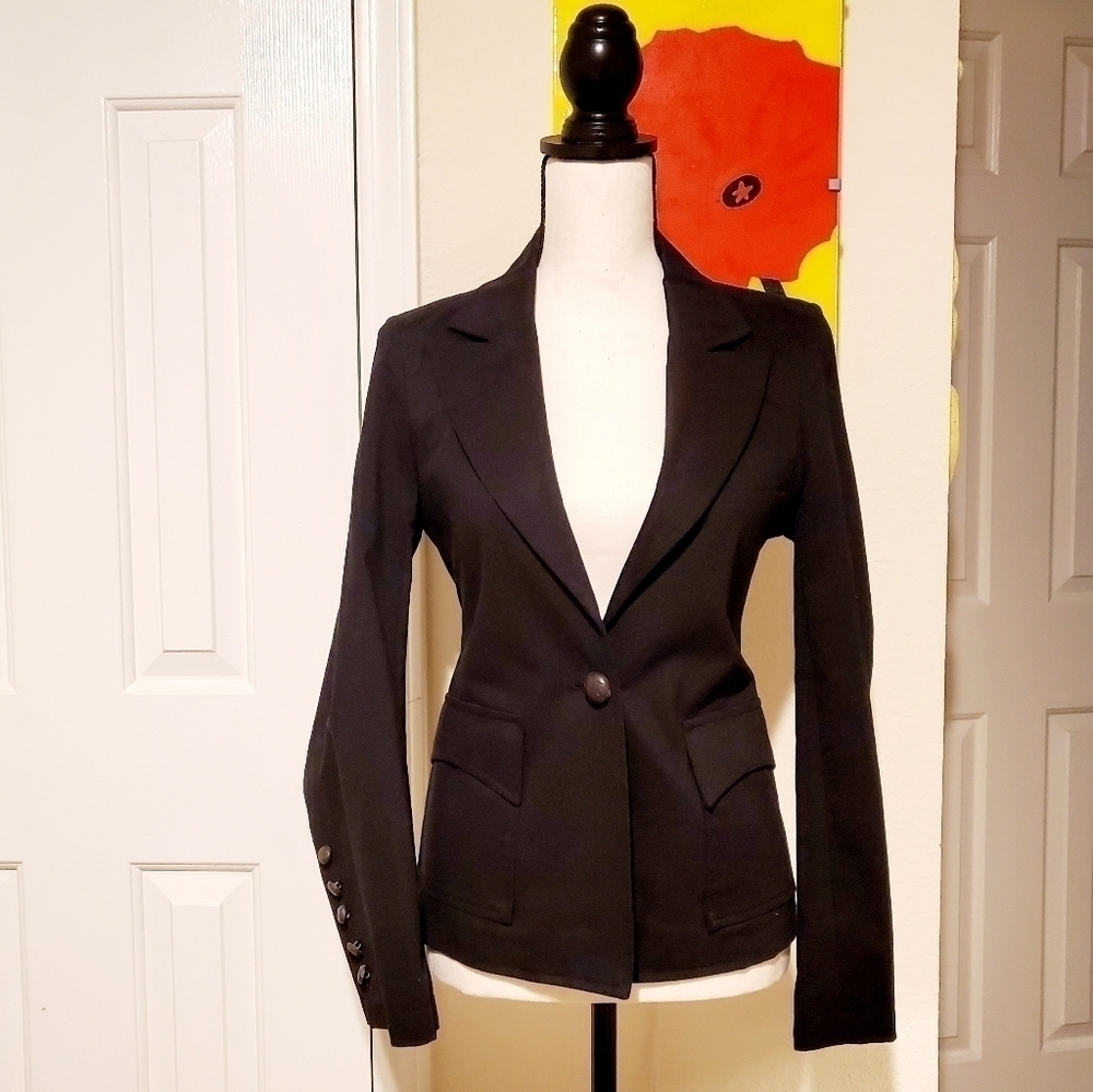 Priorities | Black Button Blazer